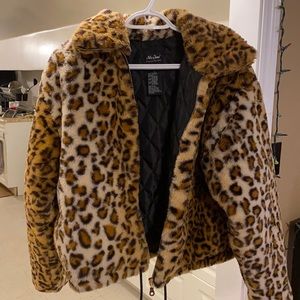 Cropped Cheetah Jacket